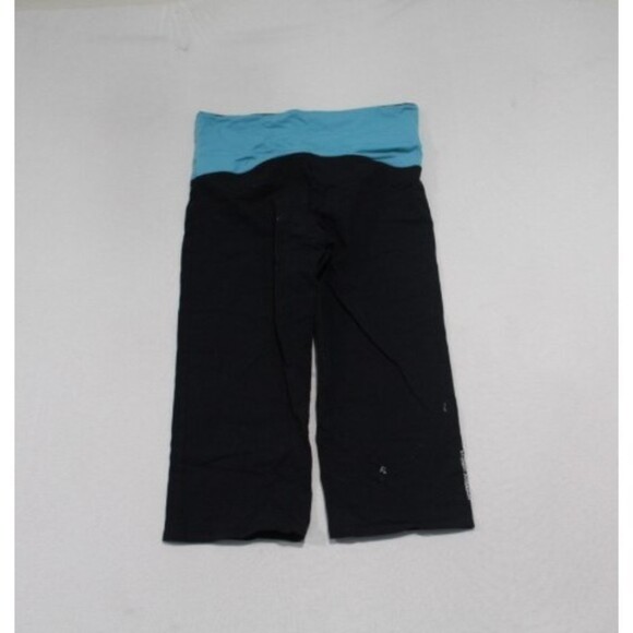 Under Armour Women Black Blue Leggings Heatgear Size Meduim - Picture 4 of 10